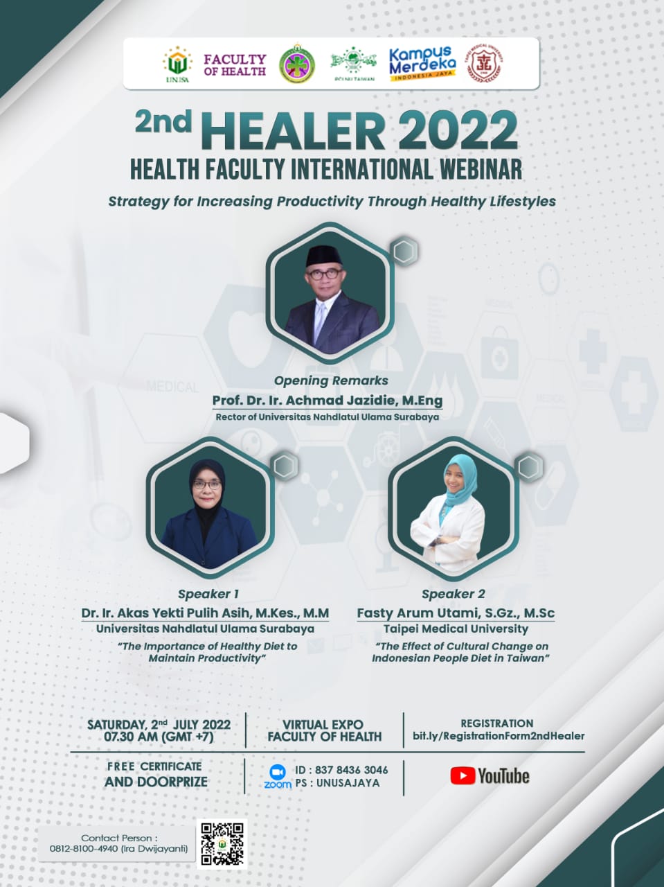 2nd Healer (Health Faculty International Webinar) 2022