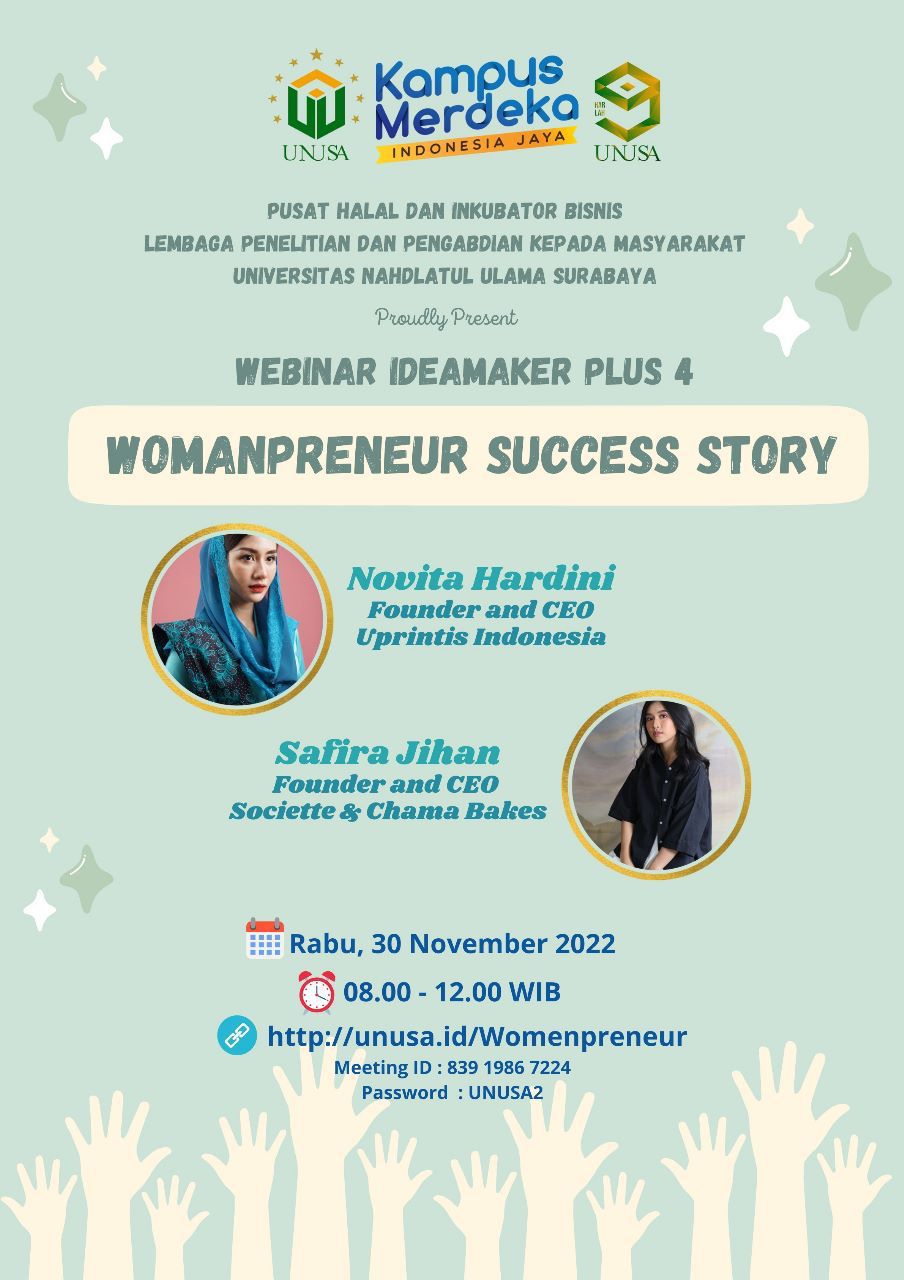 Webinar Ideamaker Plus 4 ( Womanprenuer Success Story )