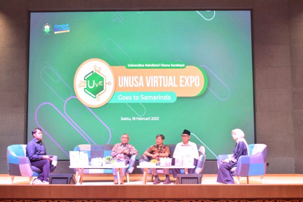 Virtual Expo Unusa Dengan SMAN 10 Samarinda