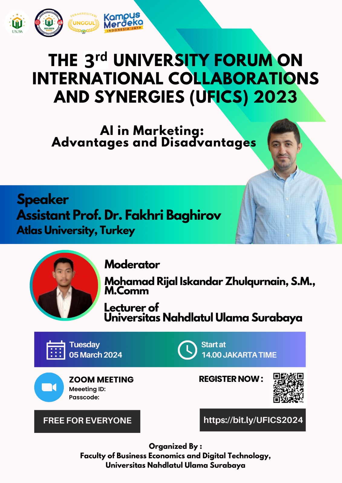 The 3rd University Forum on International Collaborations and Synergies (UFICS) 2023
