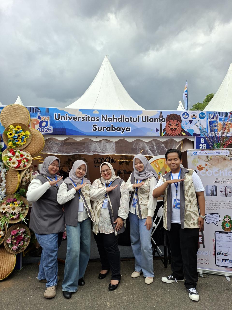 EcoChic di KMI Expo, Bisnis Berkelanjutan dari Sampah Daun - UNUSA