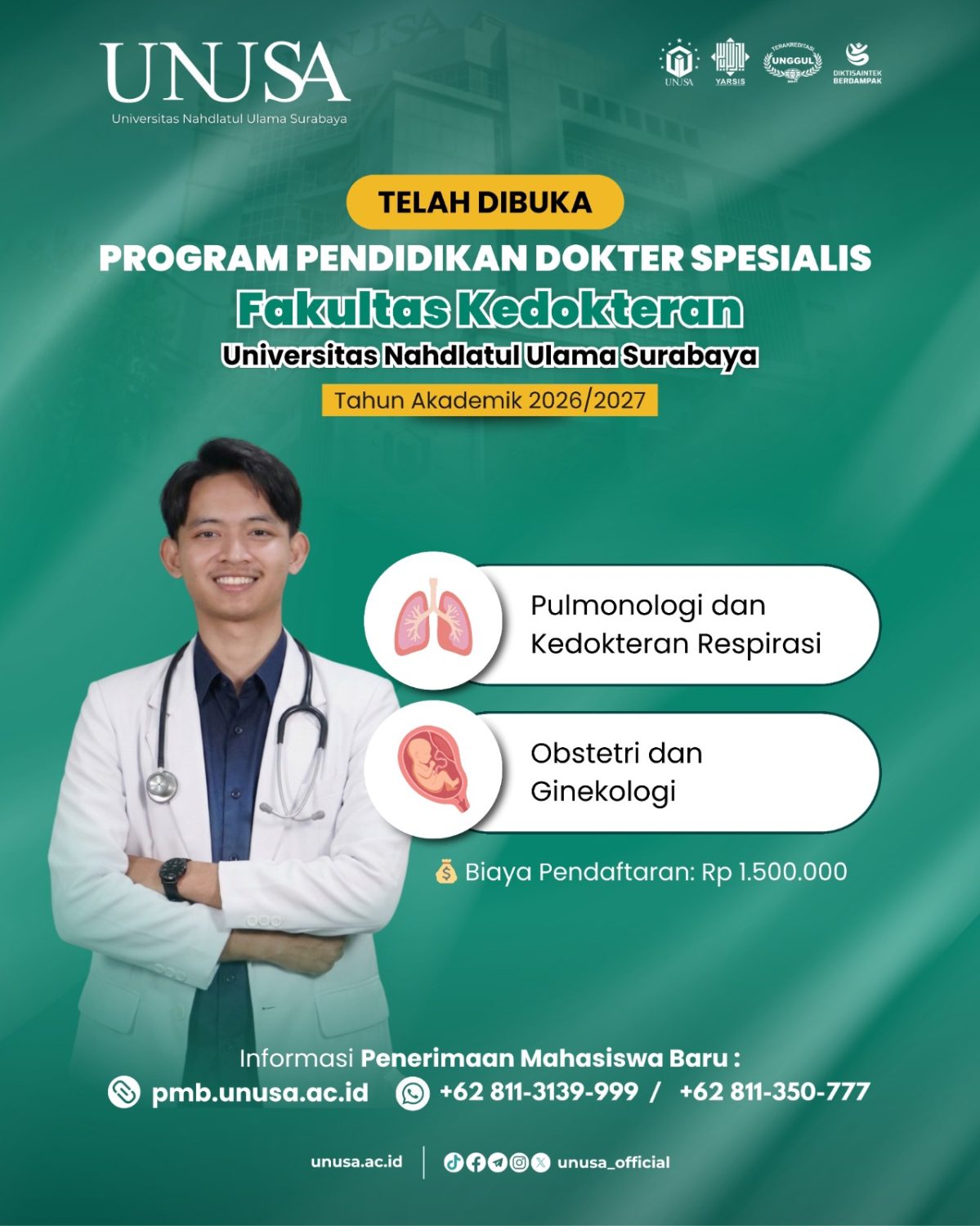 program dokter spesialis surabaya FK unusa